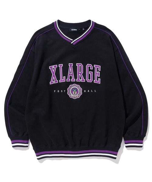 「XLARGE」 スウェットカットソー L オレンジ メンズ_8