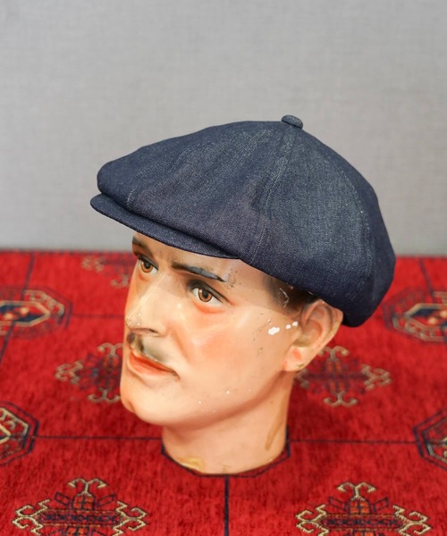 Mr.FATMAN 帽子 キャスケット メンズ THREE LOVE CASQUETTE DENIM
