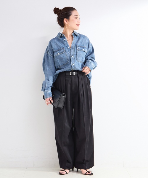 「B.C STOCK」 「Simplicite」チノパンツ MEDIUM ベージュ レディース_画像2