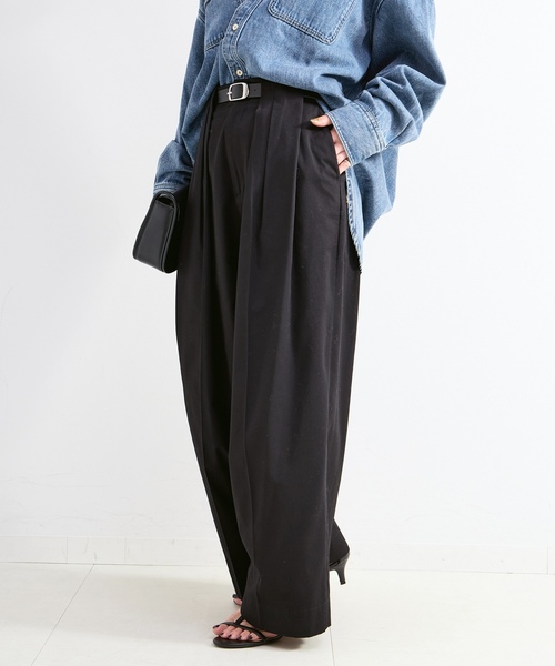 「B.C STOCK」 「Simplicite」チノパンツ MEDIUM ベージュ レディース_画像6