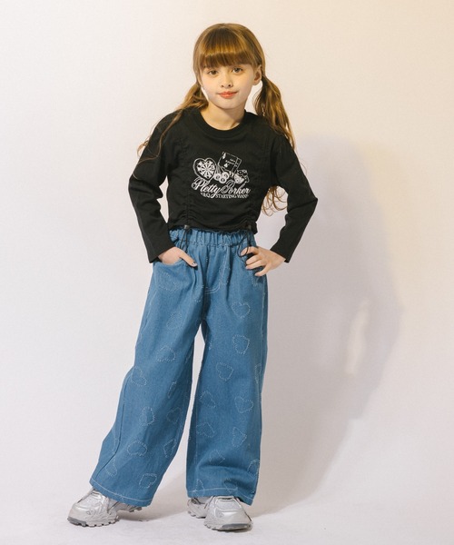 「URBAN CHERRY」 「KIDS」デニムパンツ 130cm ライトブルー キッズ_画像3