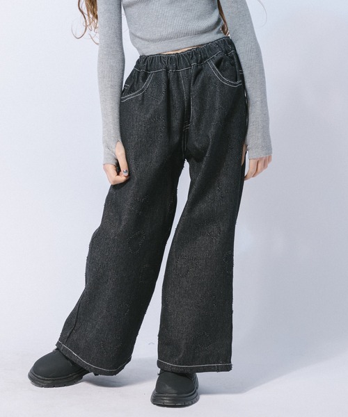 「URBAN CHERRY」 「KIDS」デニムパンツ 130cm ライトブルー キッズ_画像6