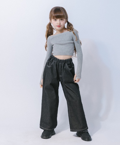「URBAN CHERRY」 「KIDS」デニムパンツ 130cm ライトブルー キッズ_画像9