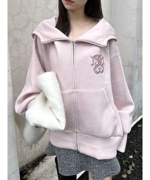 SNIDEL（スナイデル） ジップアップパーカー F ピンク レディース