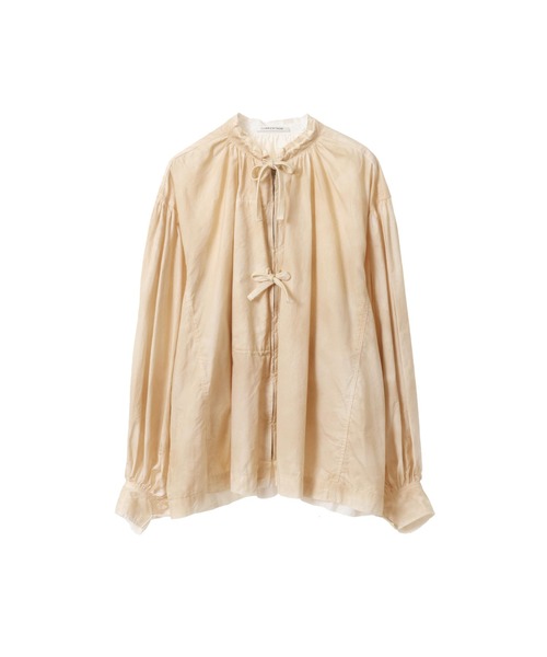 本日までの出品です！お早めに！カレンシャツ　　　インド綿　　　pur CURRENTAGE ブラウス シャツ 「CURRENTAGE/カレンテージ」spray dyeing
