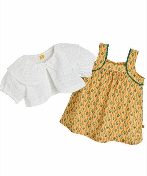 ワンピース 「2点セット」ミエルカーディガン＆ワンピース キッズ 子供 