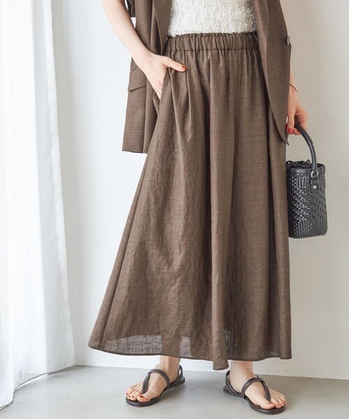 SHIPS（シップス） ワイドパンツ パンツ 「実力派ベーシック」「接触冷