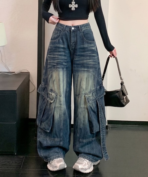 lilful ワイドパンツ ジーンズ デニム デニムパンツ 「26年春夏新作