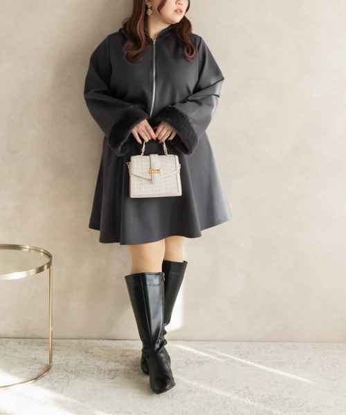 「CLETTE」 セットアップ 4L チャコールグレー レディース_画像3
