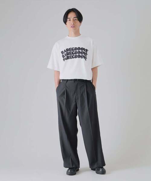 EDIFICE（エディフィス） ワイドパンツ スラックス 「WEB限定」ワイド