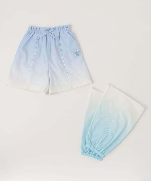 mezzo piano パンツ 2way グラデーション シャカパン「水陸両用・遮熱