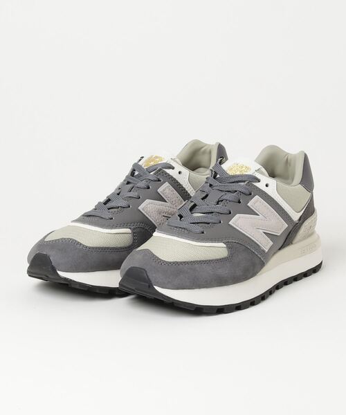 「New Balance」 ローカットスニーカー 27.0cm グレー レディース_画像5