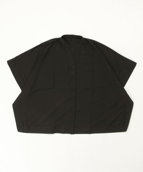 「terrace」 半袖ブラウス MEDIUM ブラック レディース_画像2