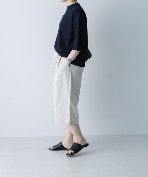 かぐれ ハーフパンツ パンツ 短パン ハイカウントコットンハーフパンツ