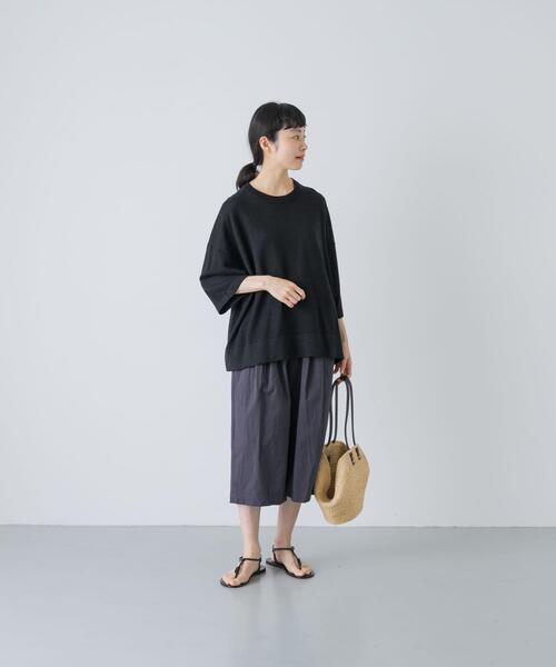 かぐれ ハーフパンツ パンツ ハイカウントコットンハーフパンツ