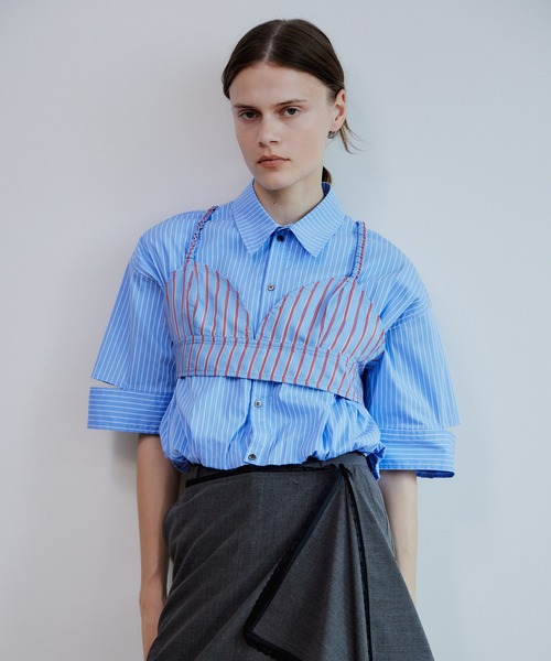 MAISON SPECIAL（メゾンスペシャル） チュニック Checkered Short Bice