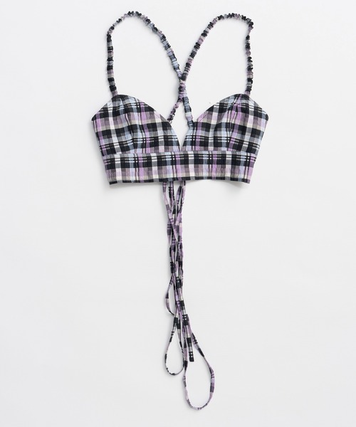 MAISON SPECIAL（メゾンスペシャル） チュニック Checkered Short Bice