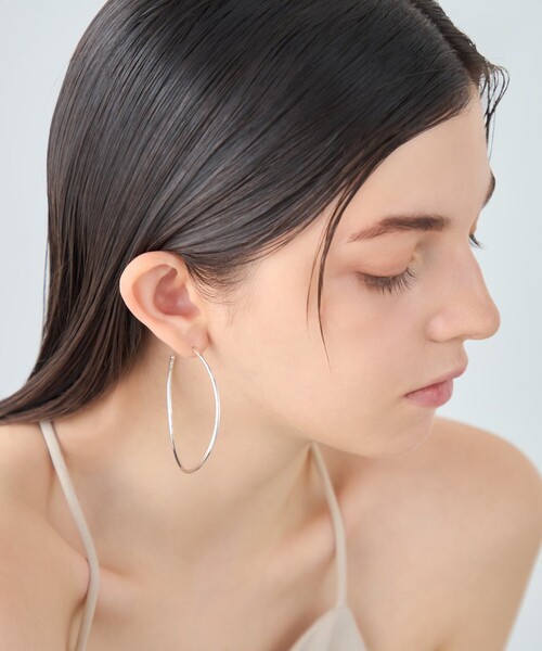 ete（エテ） フープ ピアス 「シグナルフープ」 ピアス L レディース