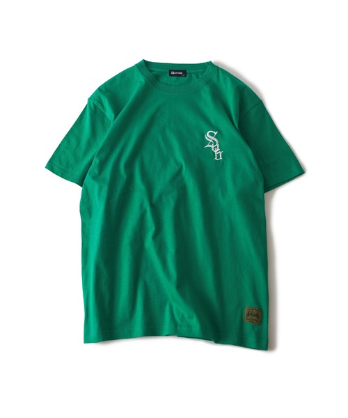 「Subciety」 半袖Tシャツ - グリーン メンズ_画像2