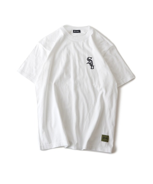 「Subciety」 半袖Tシャツ - グリーン メンズ_画像5