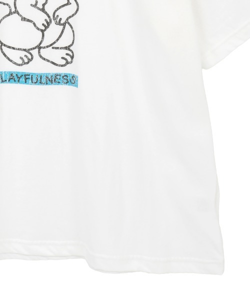 「Candy Stripper」 半袖Tシャツ FREE ブルー レディース_画像3
