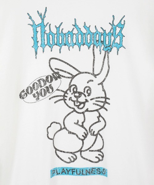 「Candy Stripper」 半袖Tシャツ FREE ブルー レディース_画像4