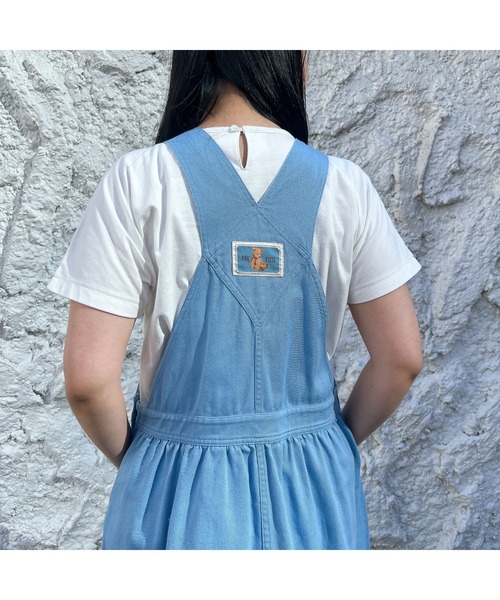 PINK HOUSE（ピンクハウス） サロペットスカート フリー ブルー