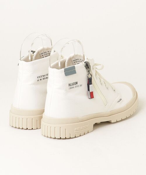 「PALLADIUM」 ハイカットスニーカー 24cm ホワイト メンズ_画像2