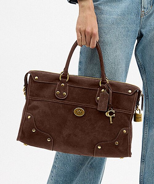 【COACH】新品未使用タグ有り.ライダーサッチェルバッグ38 COACH（コーチ） ショルダーバッグ バッグ ライダー サッチェル バッグ