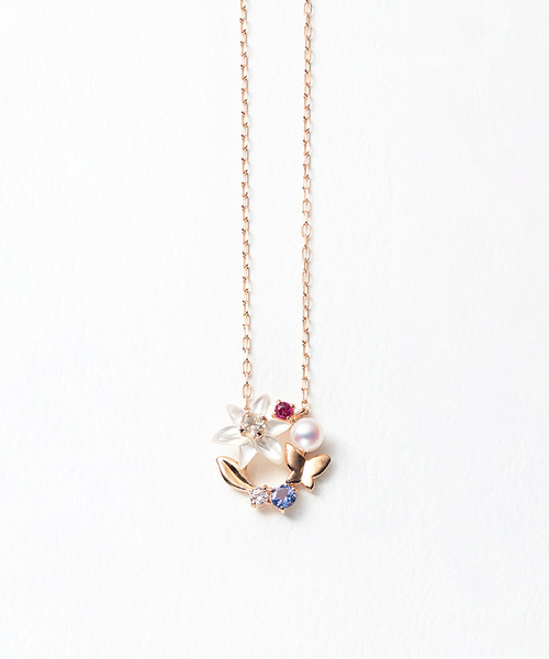 Flower♡極美品♡CELINE 750ピンクゴールド ダイヤネックレス 2618870817.jpg?1750944739