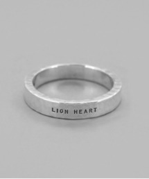 LION HEART 指輪 リング LH for Gift 槌目リング/シルバー925