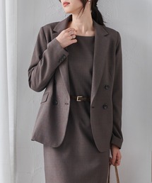 高級　2024 ロロピアーナ　レリアン　テーラードジャケット　リネン　茶　七分袖 テーラードジャケット【LORO PIANA】|レリアン | レリアン公式