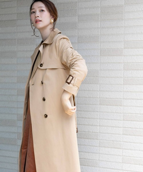数量限定 コート トレンチコート ロングリボントレンチコート 安い Cloud Mydl Fr