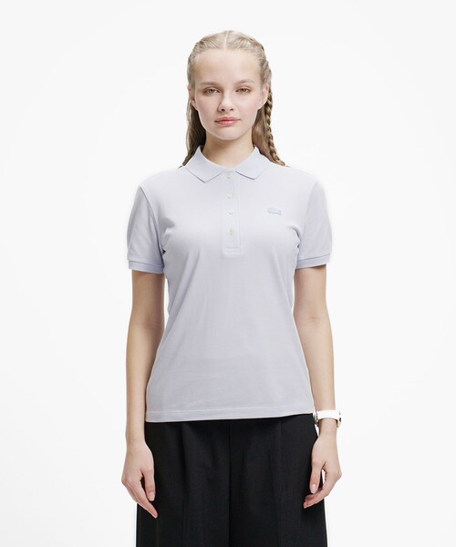 【新品未使用、タグ付き】ラコステ　LACOSTE 半袖ポロシャツ　レディース LACOSTE（ラコステ） ポロシャツ ポロ スリムフィット ストレッチ