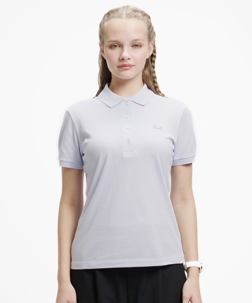 古着 ラコステ LACOSTE SLIM FIT 半袖 ポロシャツ レディースS相当 /eaa558047 LACOSTE - 古着 ラコステ LACOSTE SLIM FIT 半袖 ポロシャツ