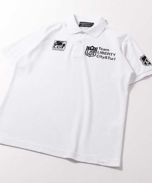 LIBERTY ティーポット柄 ポロシャツ Liberty/リバティ】フラワープリント七分袖シャツ｜メンズファッション