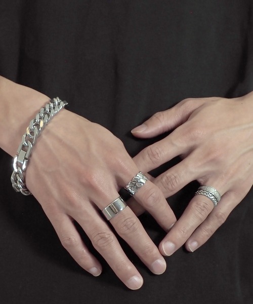 SBG by 7JEWELRY アレルギー対応 指輪 リング SBG ローマ数字リング