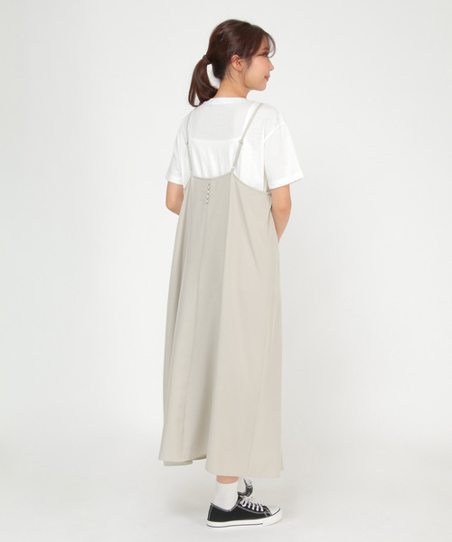 mezzo piano Junior キャミワンピース＆メローTシャツセット【50