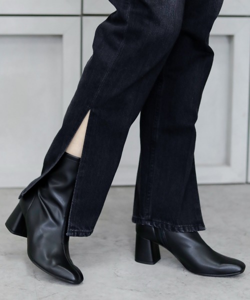 ブーツ ストレッチショートブーツ「日本製」 レディース : ZOZOTOWN