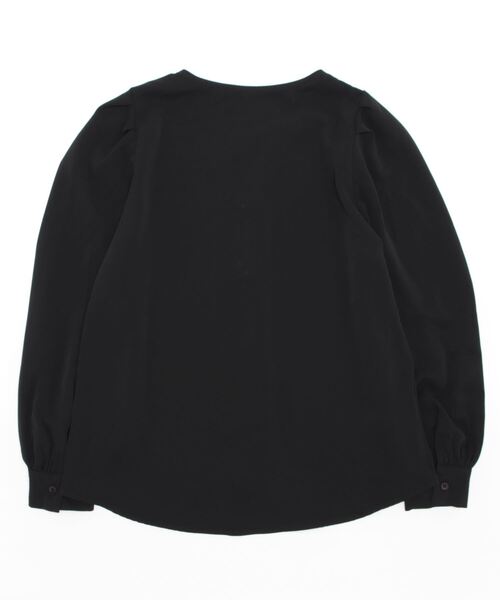 aimoha（アイモハ） ブラウス シャツ ノーカラーフロントデザイン 