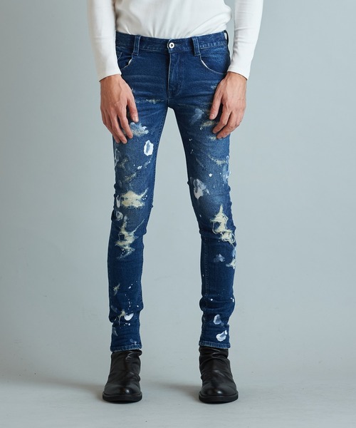 NO ID.（ノーアイディー） ジーンズ 「NO ID.」Destroy Skinny Denim 