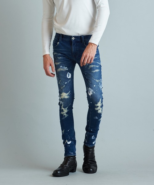 NO ID.（ノーアイディー） ジーンズ 「NO ID.」Destroy Skinny Denim