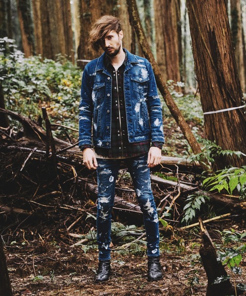 NO ID.（ノーアイディー） ジーンズ 「NO ID.」Destroy Skinny Denim