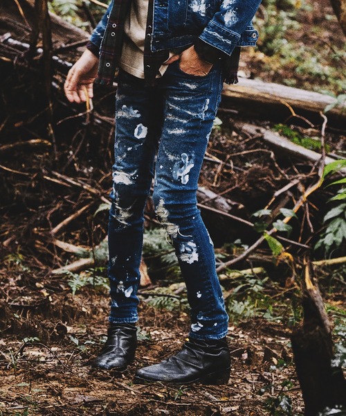 NO ID.（ノーアイディー） ジーンズ 「NO ID.」Destroy Skinny Denim