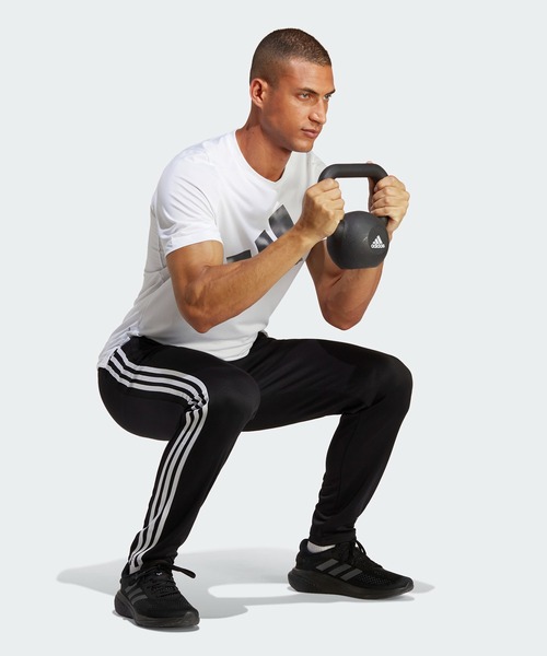 adidas ストライプ トレーニングパンツ adidas ストライプ トレーニングパンツ 黒 - メルカリ
