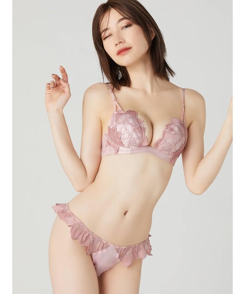 ☆Ravijour☆廃盤高級ライン⭐︎C70-75⭐︎ピンクサテン☆セット