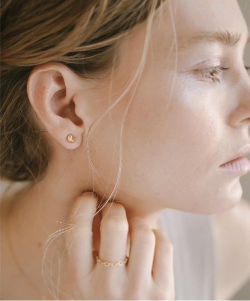 ピアス ピアス 18k【mollica-grand -モリカ・グラン-】K18 18金 ポスト長め つけっぱなし ピアス mollica K18 18k grand モリカ グラン 18金 ポスト長め