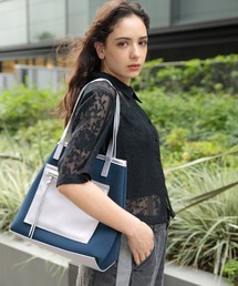 LAKOLE（ラコレ） トートバッグ ネオプレーンフロントポケットトート