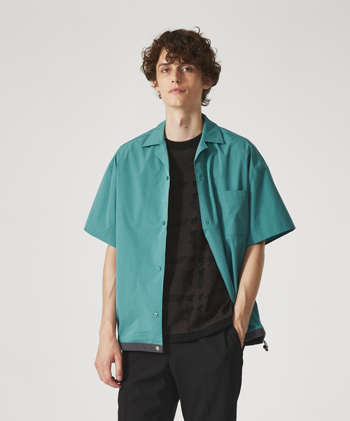 ABAHOUSE（アバハウス） tシャツ 「ハウンドトゥース柄」リラックス