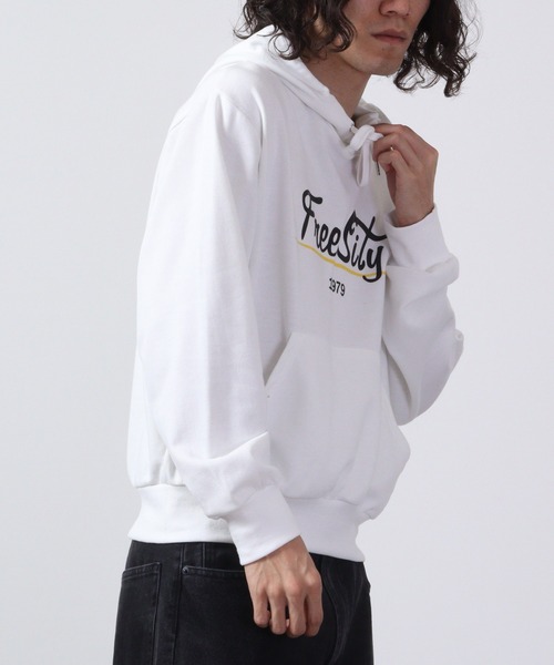 FUNALIVE パーカー Printed fleece pullover hoodie / プリント